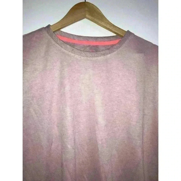 Refinery29 Double Knit High Low Pullover Pink Oversized Sweatshirt Size S - Picture 4 of 12
